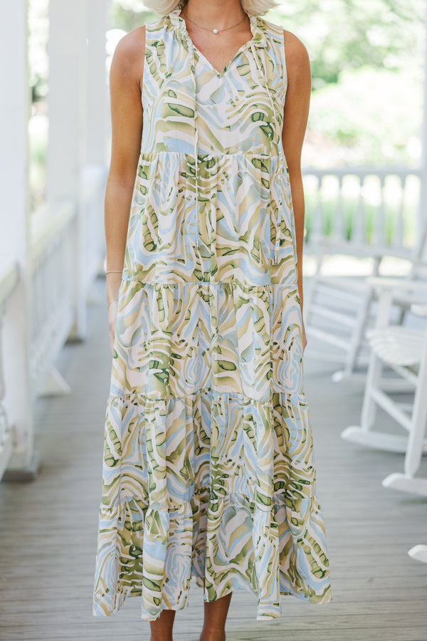 Know You Better Green Abstract Maxi Dress Shop the Mint Know You Better Green Abstract Maxi Dress Shop the Mint