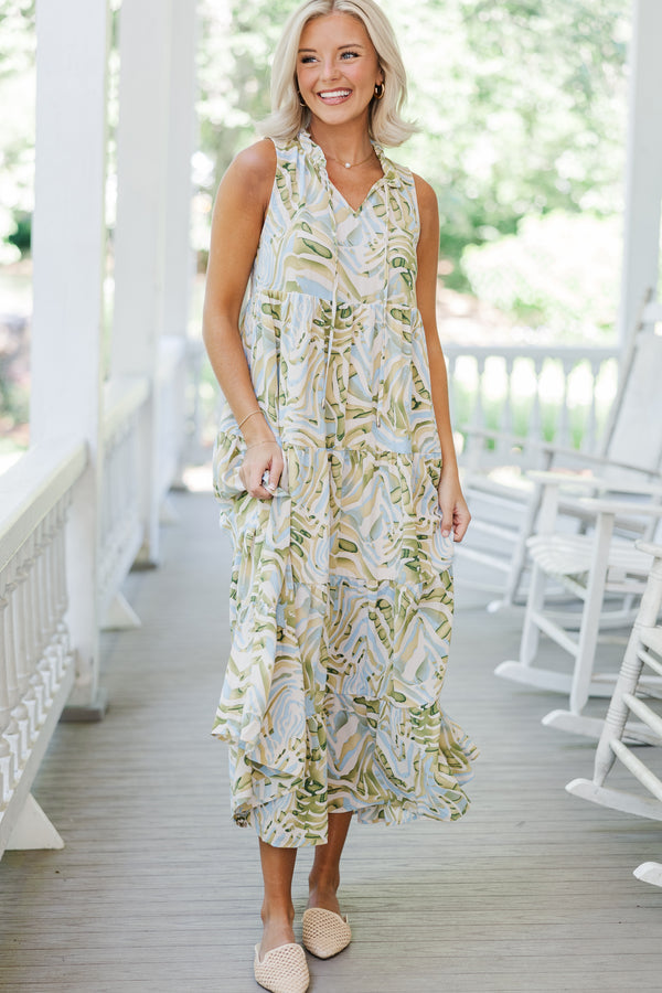 Know You Better Green Abstract Maxi Dress Shop the Mint Know You Better Green Abstract Maxi Dress Shop the Mint