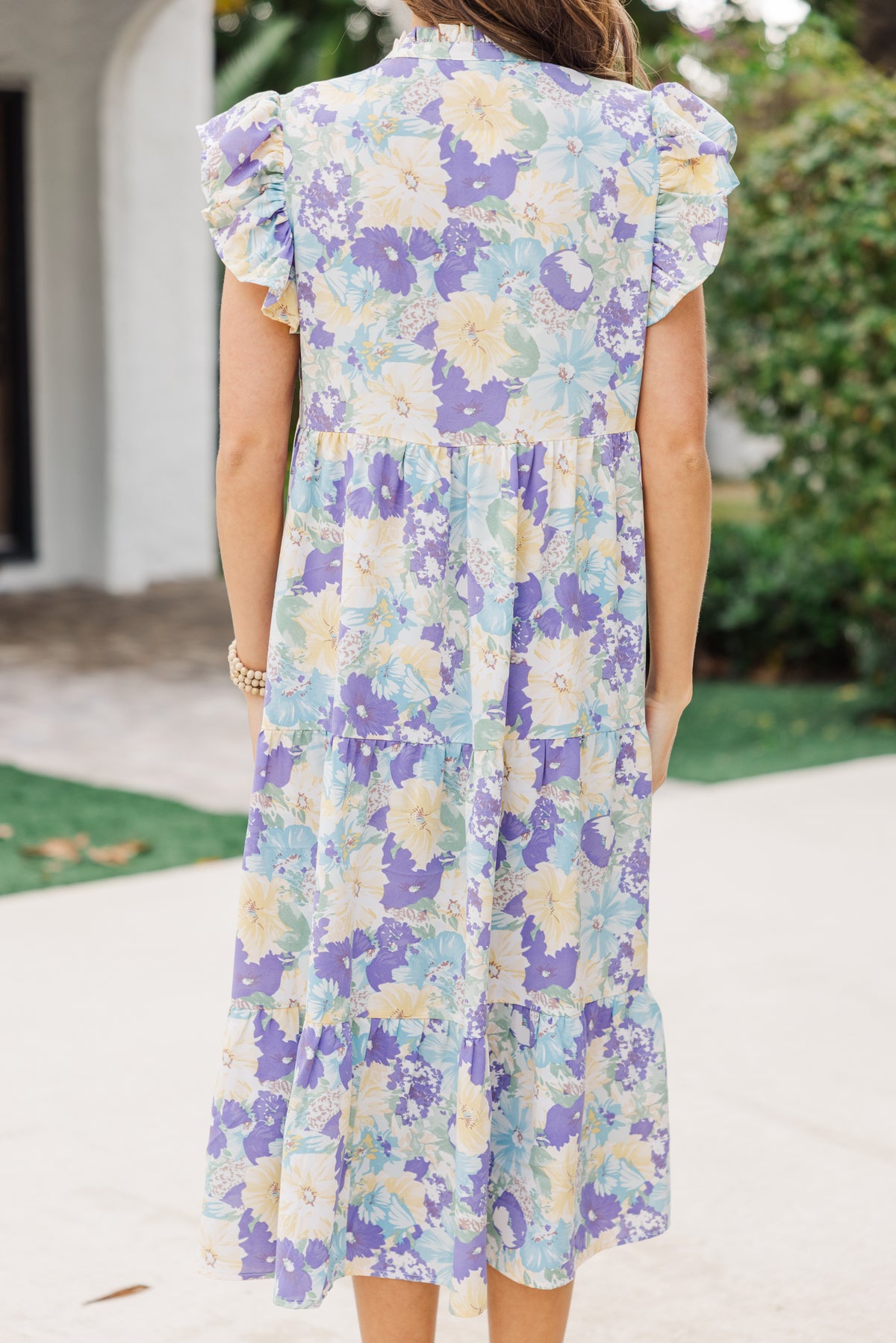 Real Love Yellow Floral Midi Dress – Shop the Mint