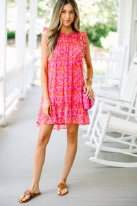 The Mint Julep Boutique Spend Some Time Ditsy Floral Dress