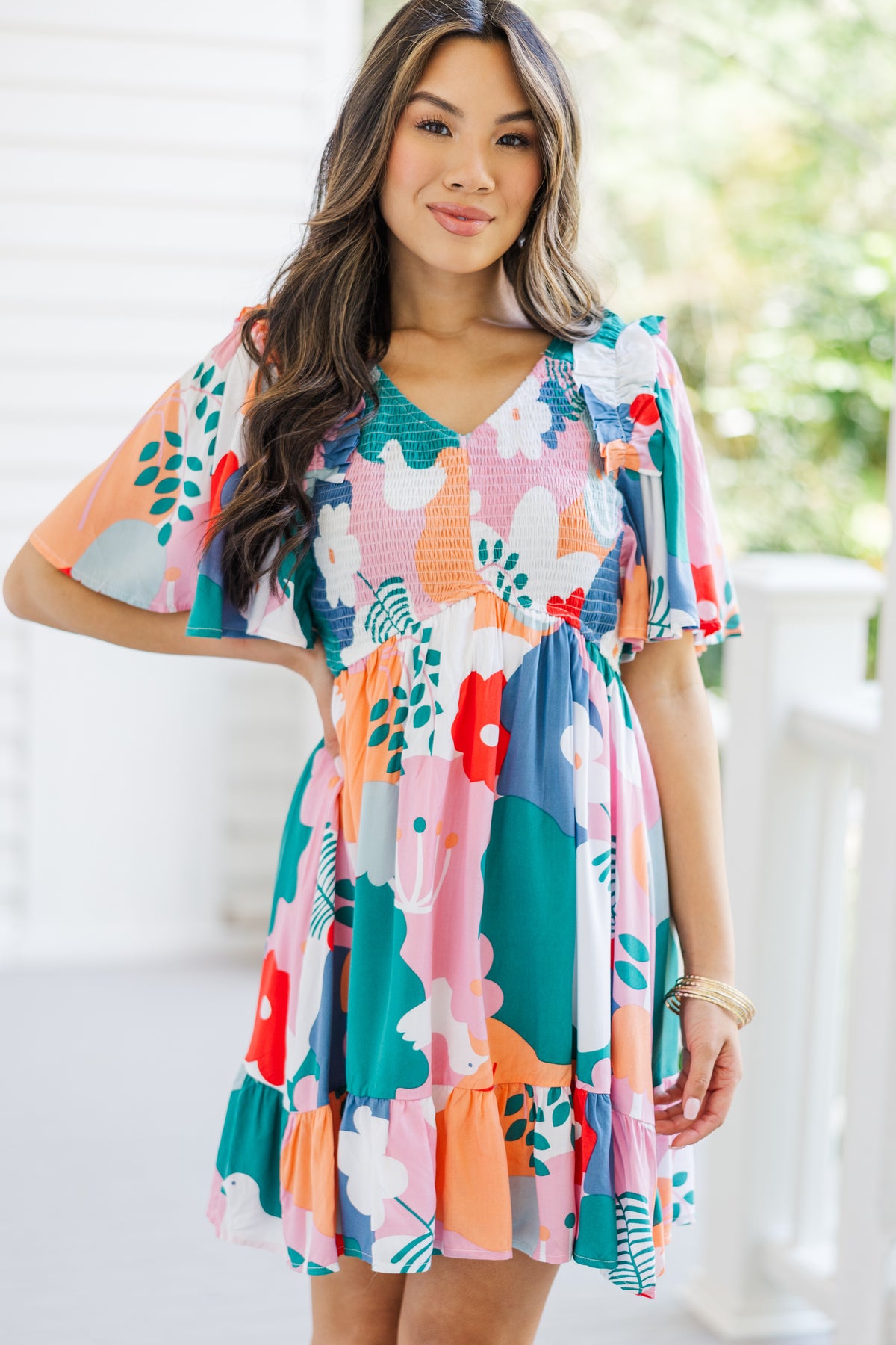 Find Your Way Mauve Pink Abstract Dress – Shop the Mint