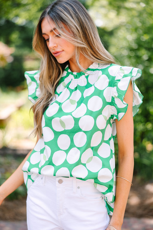 green polka dot dress shirt Yours Women's Plus Size Green Polka Dot Pleat Front Shirt Size 14