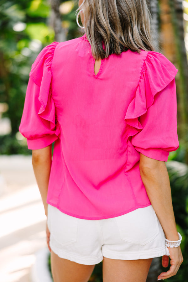 Business Woman Special Pink Blouse