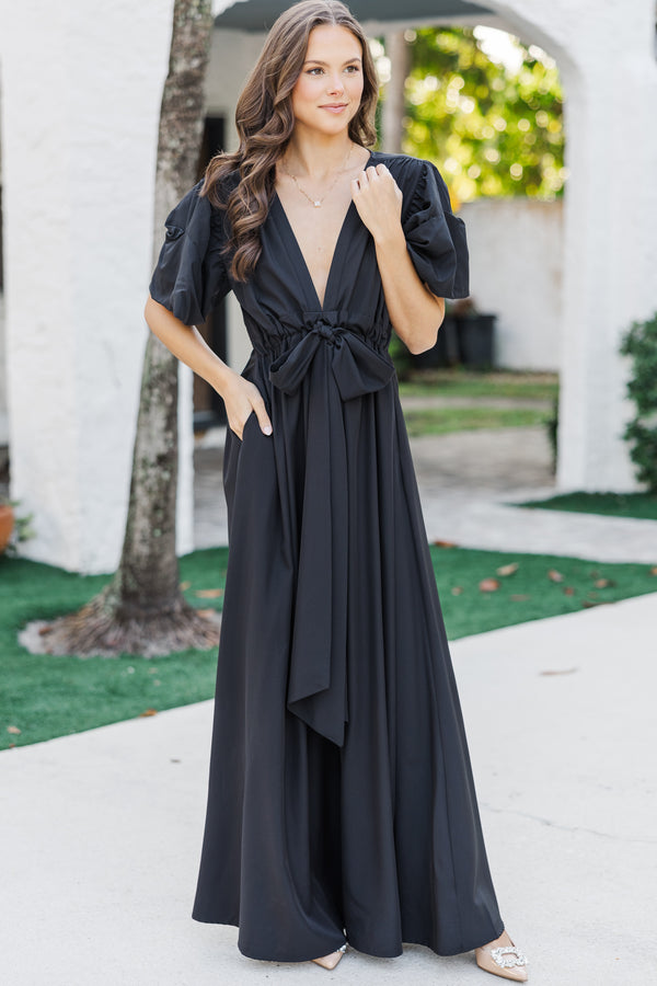 Keep It Up Black Puff Sleeve Maxi Dress Shop the Mint Keep It Up Black Puff Sleeve Maxi Dress Shop the Mint