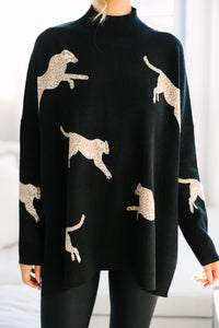 Quick Decisions Black Cheetah Sweater – Shop the Mint