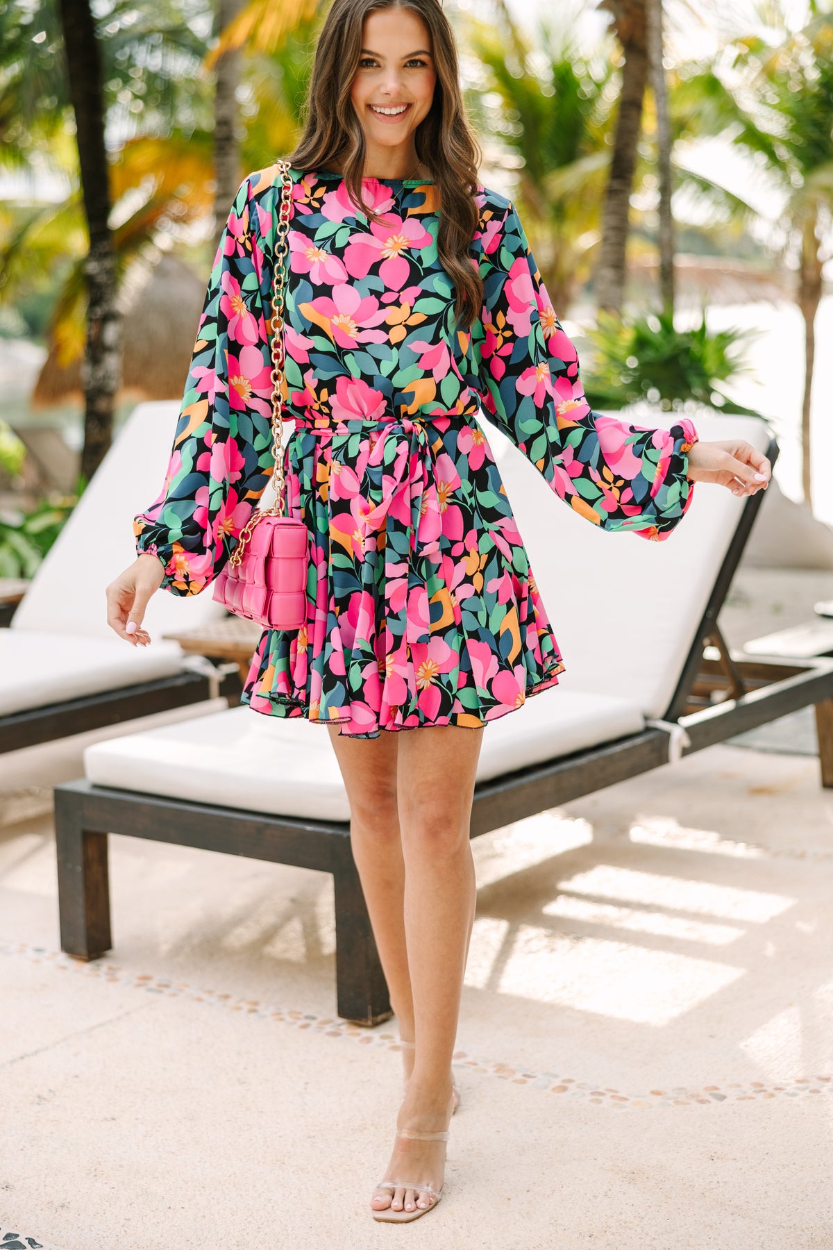 Stay Close Black Floral Dress  Shop the Mint