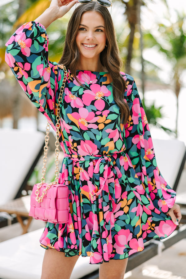 floral dresses, spring dresses, vibrant floral dresses, flattering dresses for women