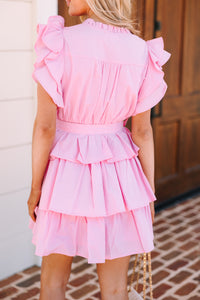 Feels So Sweet Pink Ruffled Dress