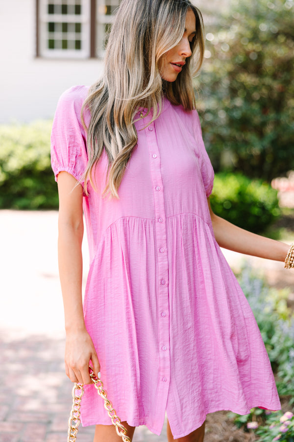 pink dresses, button down dresses, cute dresses for women, women's summer dresses