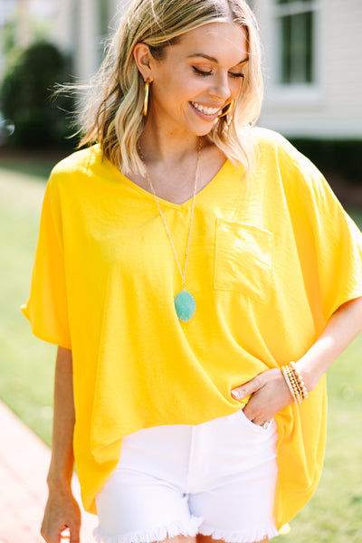 Couldn't Be Better Yellow Top – Shop the Mint