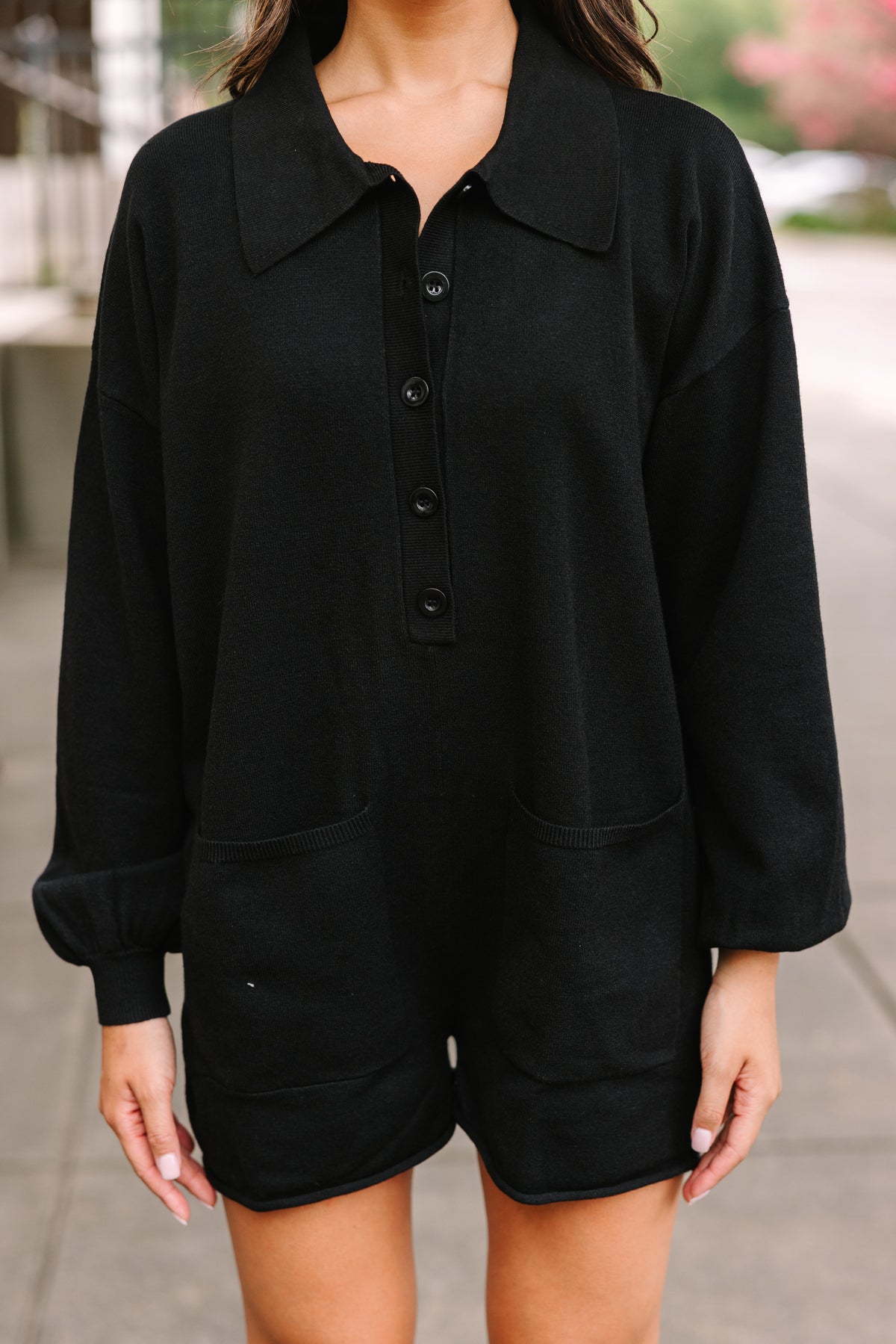 Reaching Out To You Black Romper – Shop the Mint