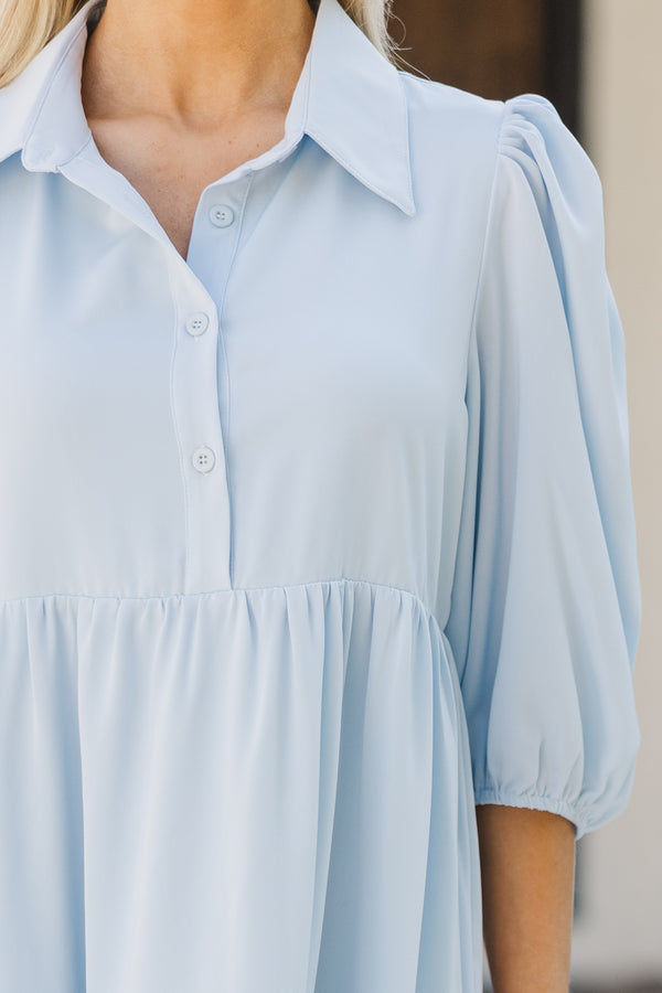 Love Found Light Blue Tiered Midi Dress Shop the Mint Love Found Light Blue Tiered Midi Dress Shop the Mint