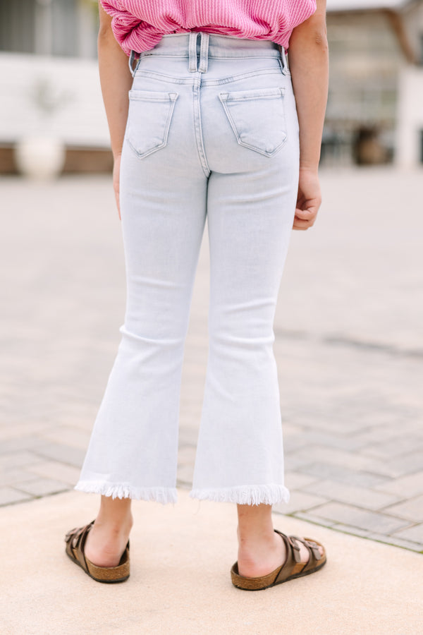 Girls KanCan: Look Into Your Heart Light Wash Flare Jeans – Shop the Mint