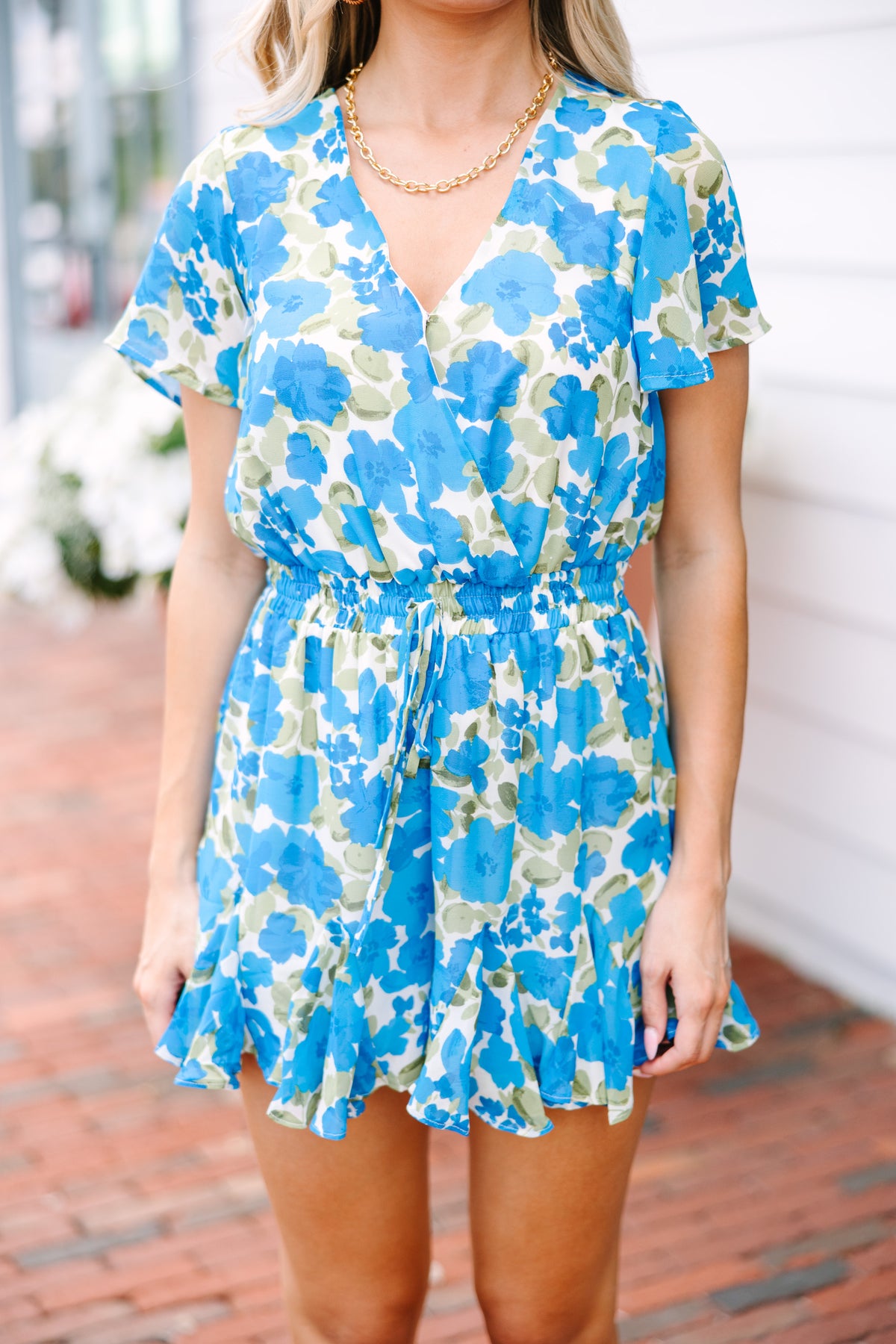 True To You Romper Blue main image 0