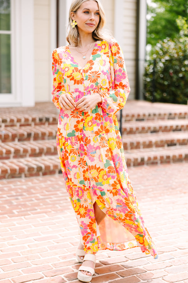 See You Then Yellow Floral Maxi Dress Shop the Mint See You Then Yellow Floral Maxi Dress Shop the Mint