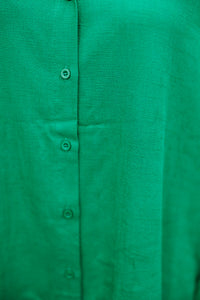 Check You Out Green Button Down Top