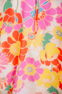 Call On You Yellow Floral Blouse