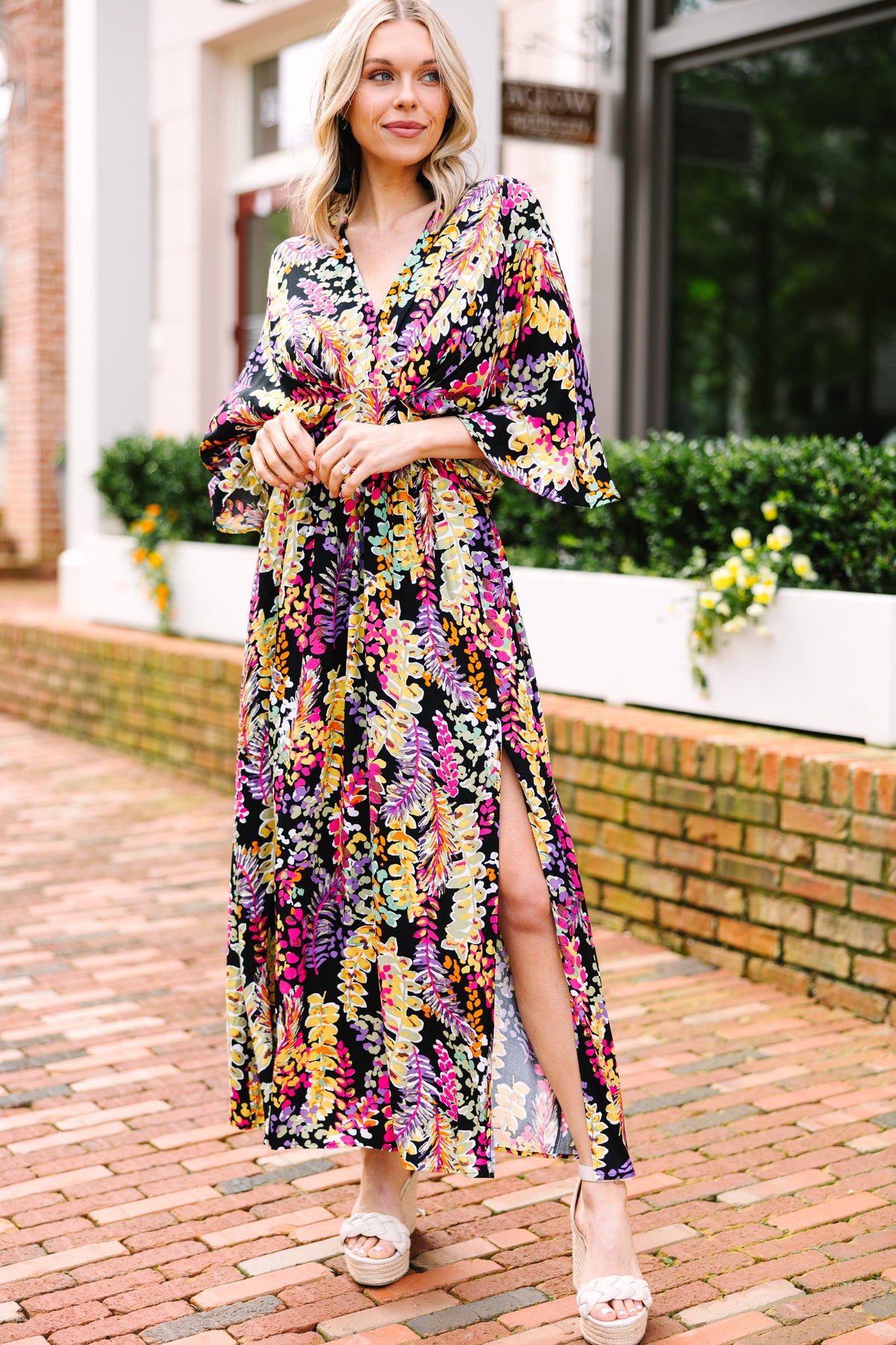 Tell Your Story Black Floral Maxi Dress Shop the Mint
