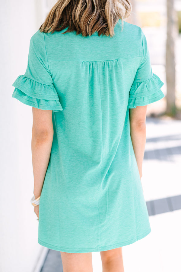 Run With It Teal Green T-shirt Dress Shop the Mint Run With It Teal Green T-shirt Dress Shop the Mint