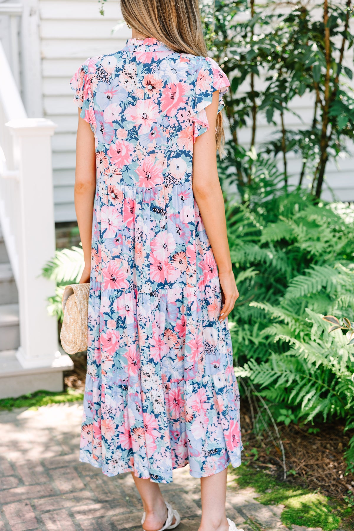 Navy Look Into My Eyes Floral Dress
