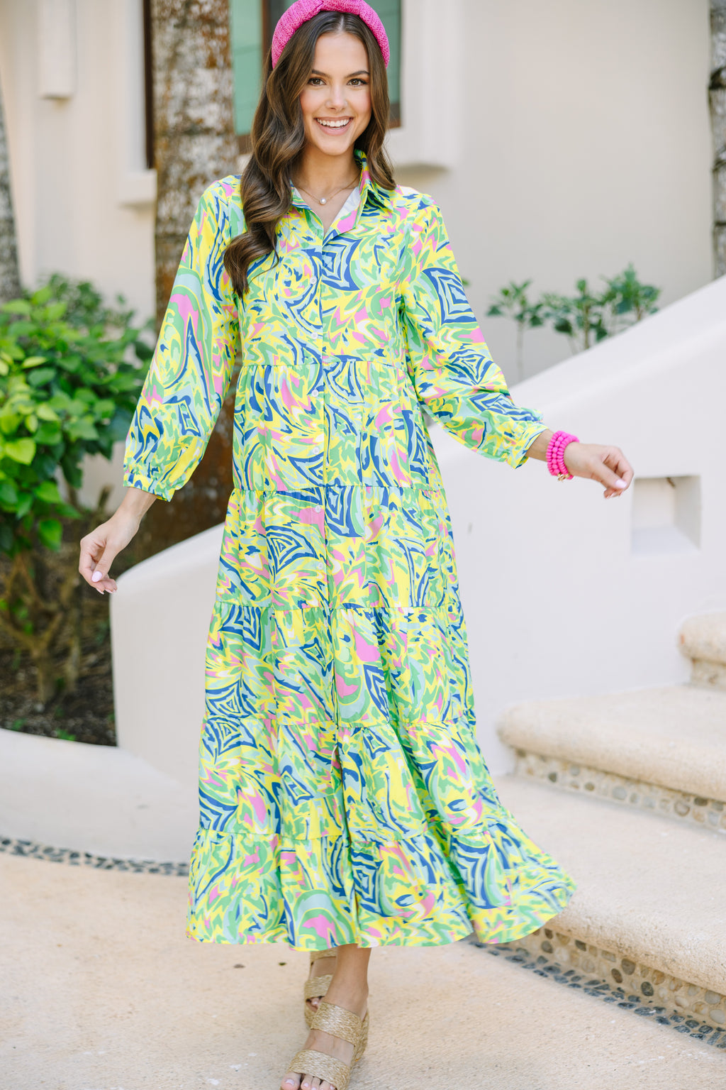 Bright New Days Green Paisley Midi Dress, Small - The Mint Julep Boutique | Women's Boutique Clothing Bright New Days Green Paisley Midi Dress, Small - The Mint Julep Boutique | Women's Boutique Clothing