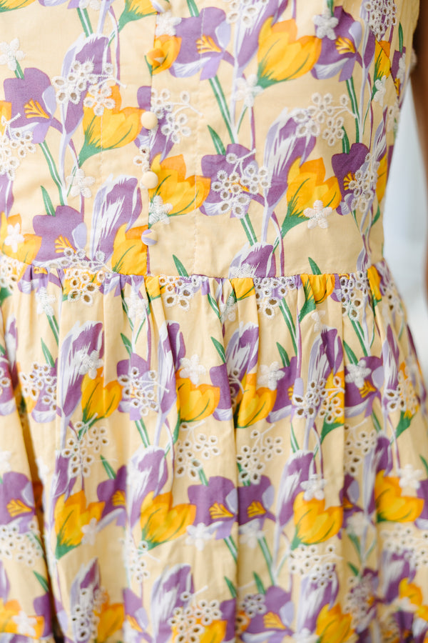 Fate: Tea Time Yellow Ditsy Floral Eyelet Dress – Shop the Mint Fate: Tea Time Yellow Ditsy Floral Eyelet Dress – Shop the Mint