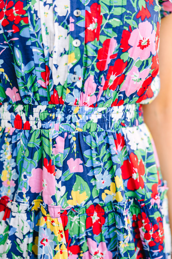 Bright Days Ahead Navy Blue Floral Dress Shop the Mint Bright Days Ahead Navy Blue Floral Dress Shop the Mint