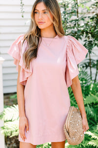 Free People NWT Love Of My Life Midi Dress Dusty Rose Pink NEW S