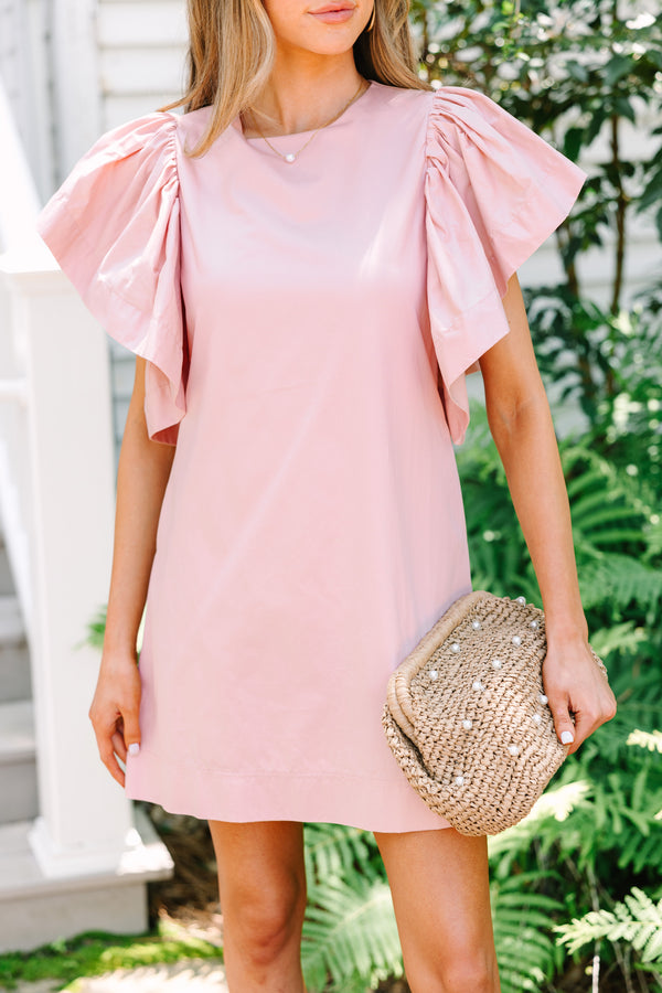 All You Love Dusty Rose Pink Shift Dress Shop the Mint All You Love Dusty Rose Pink Shift Dress Shop the Mint