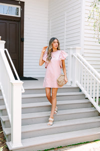 All You Love Dusty Rose Pink Shift Dress