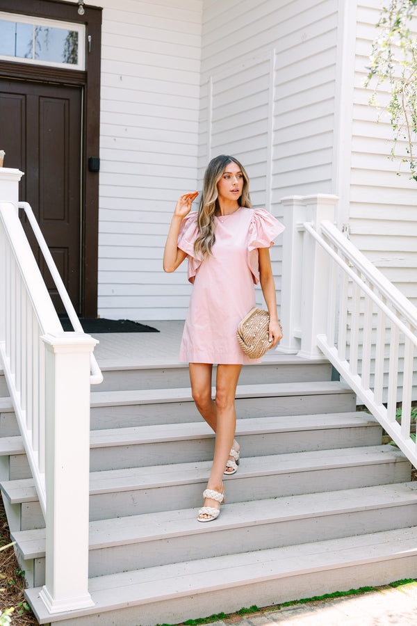 All You Love Dusty Rose Pink Shift Dress Shop the Mint All You Love Dusty Rose Pink Shift Dress Shop the Mint