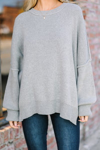 Give You Joy Heather Gray Dolman Sweater – Shop the Mint