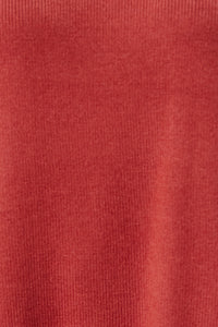 Perfectly You Marsala Red Mock Neck Sweater