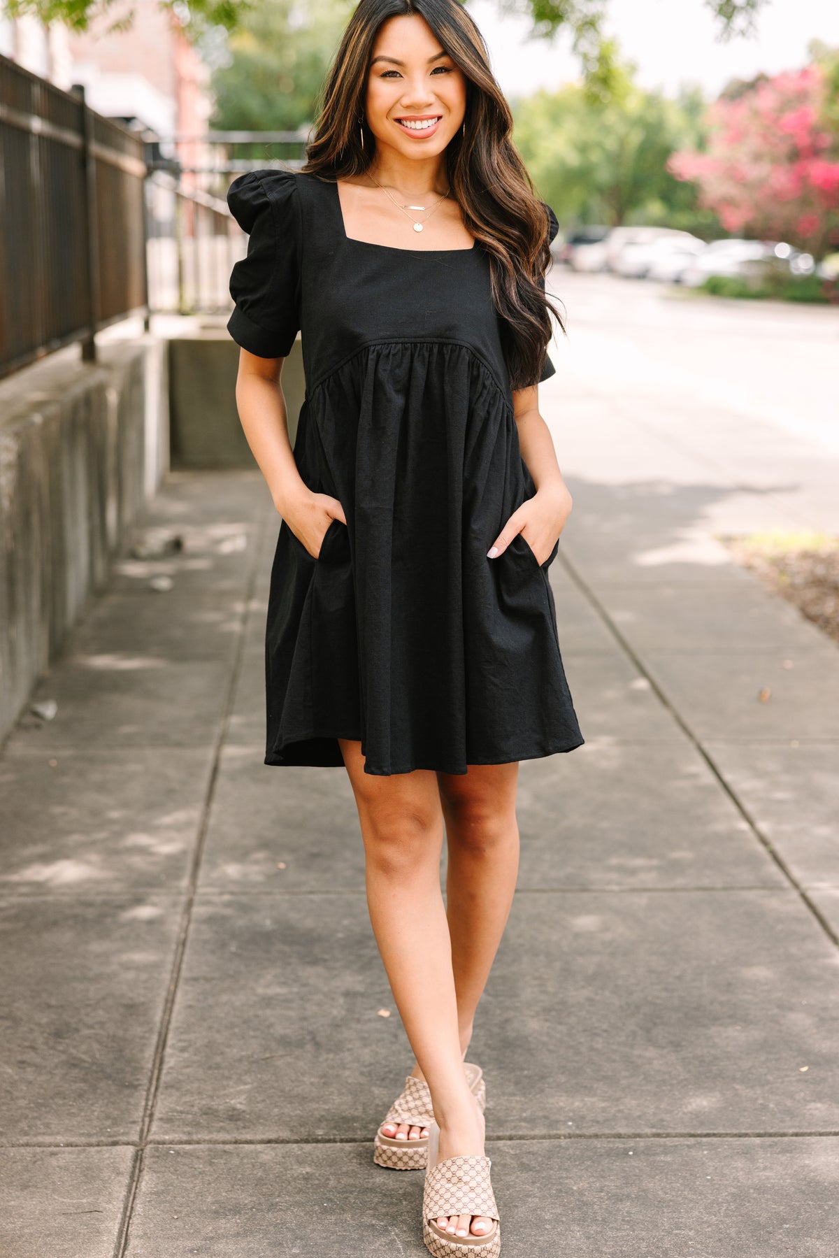 Beautiful Work Black Babydoll Dress Shop the Mint Beautiful Work Black Babydoll Dress Shop the Mint
