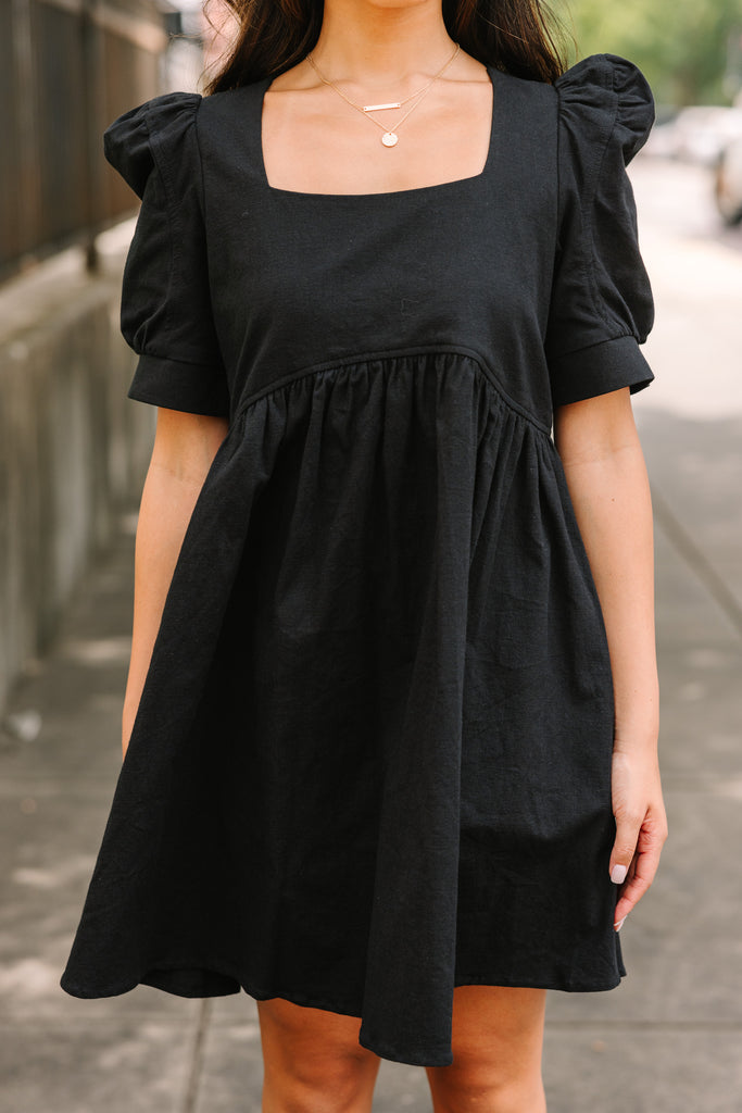 Beautiful Work Black Babydoll Dress – Shop the Mint