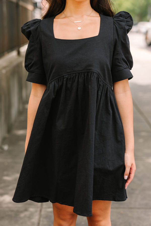 Beautiful Work Black Babydoll Dress Shop the Mint Beautiful Work Black Babydoll Dress Shop the Mint