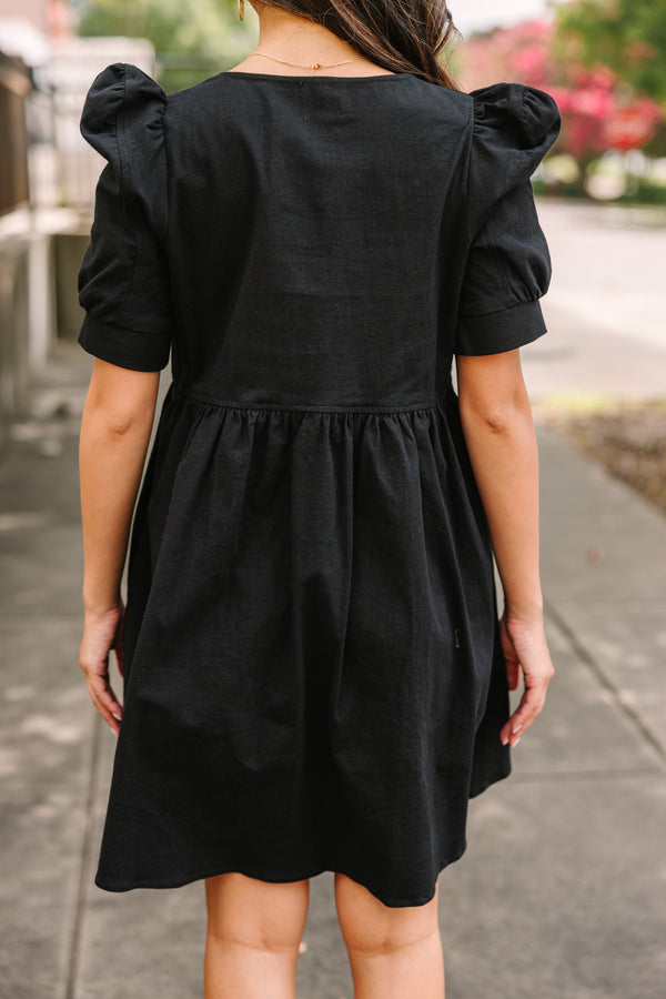 Beautiful Work Black Babydoll Dress Shop the Mint Beautiful Work Black Babydoll Dress Shop the Mint