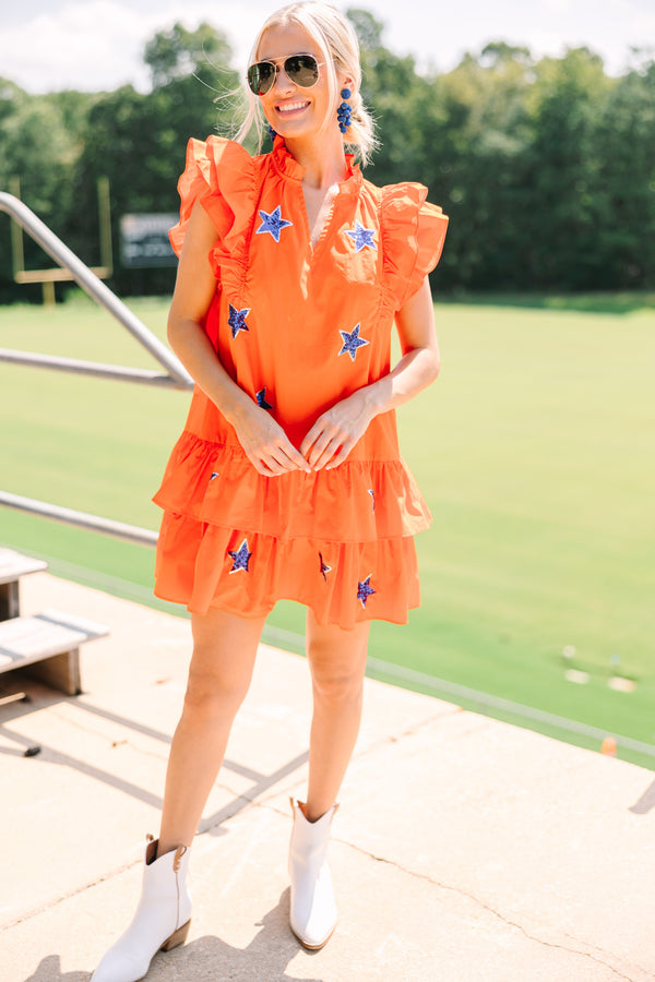 Star Of The Show Orange Sequined Dress – Shop the Mint Star Of The Show Orange Sequined Dress – Shop the Mint