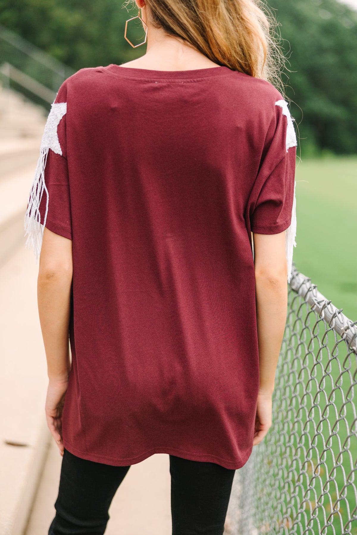 Howdy Maroon Red Sequin Top – Shop the Mint