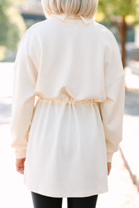 Just For You Eggshell White Tunic