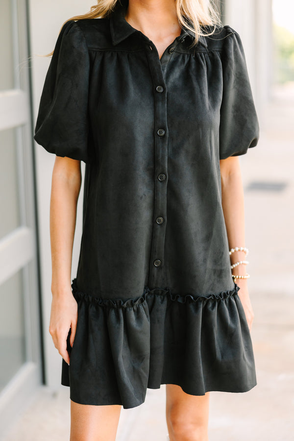 Fate: All Good News Black Babydoll Dress