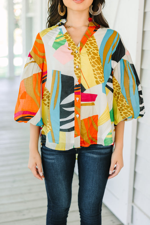abstract boutique blouses, classy women's blouses