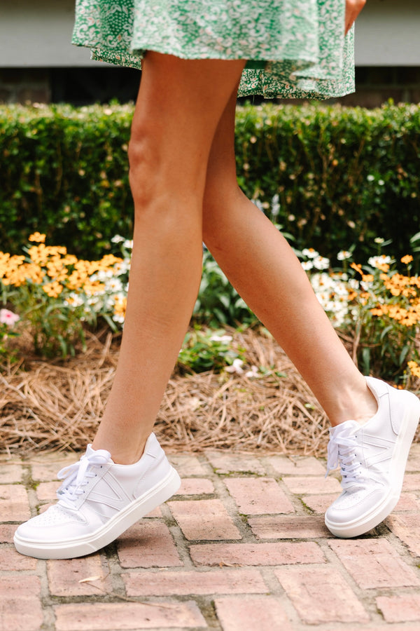 Always On The Go White Sneakers