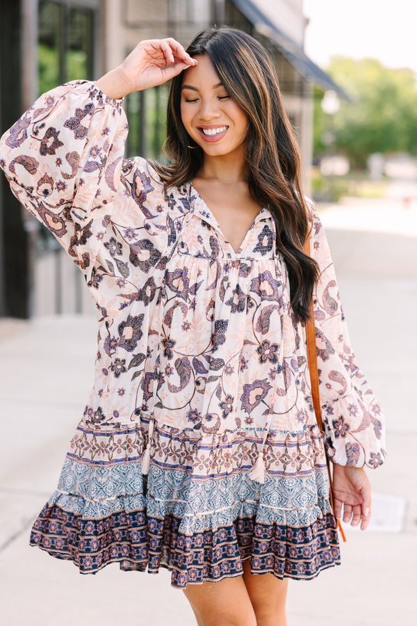 olivaceous pink floral dress Olivaceous: Tell It All Natural Floral Dress Shop the Mint