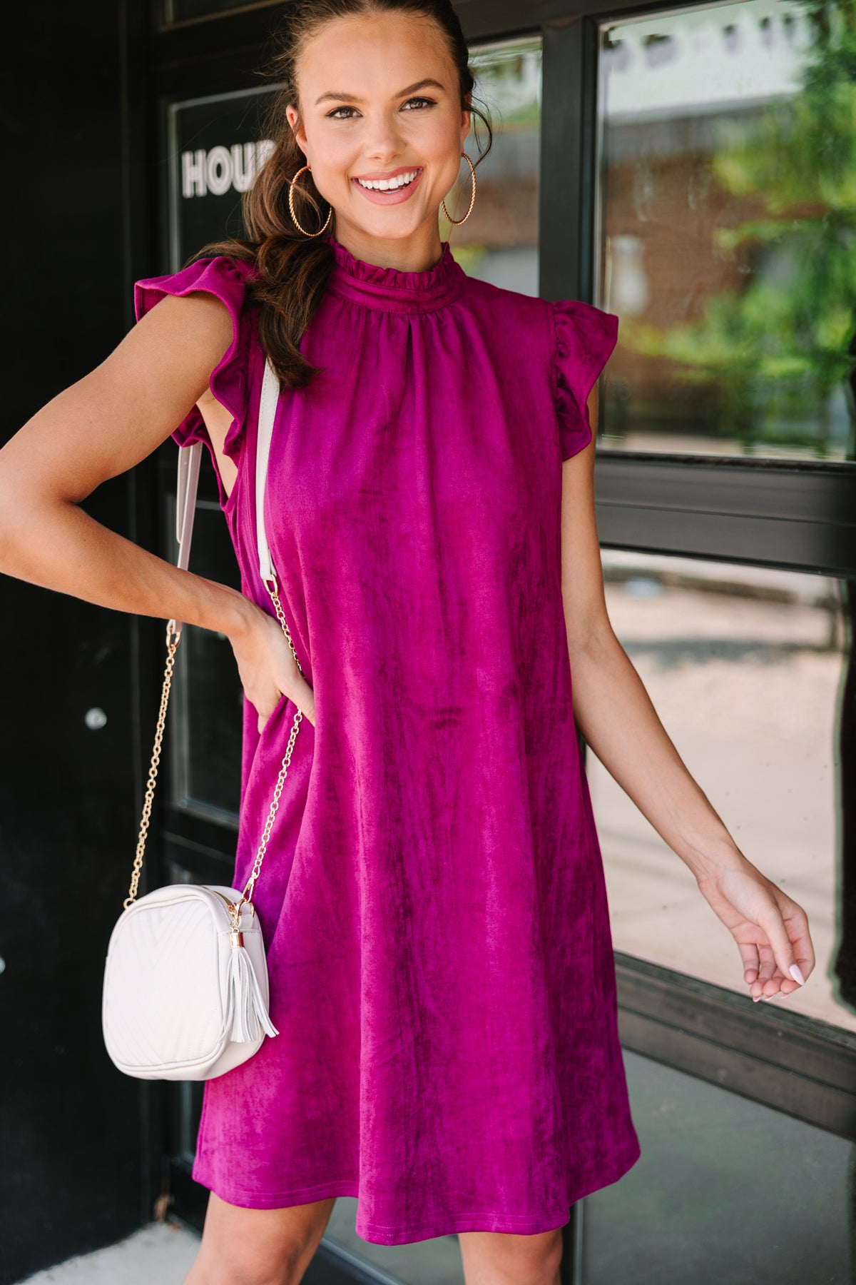 Please The Crowd Plum Purple Shift Dress – Shop the Mint