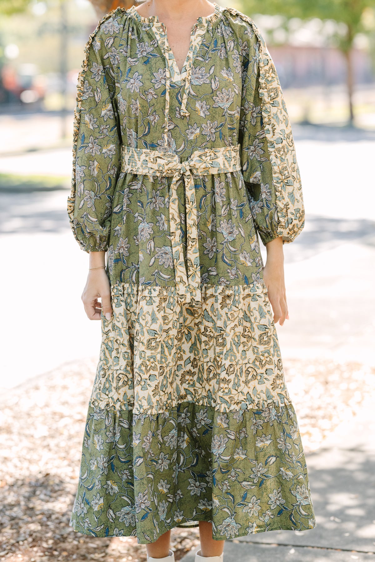 All I Can See Green Floral Maxi Dress – Shop the Mint