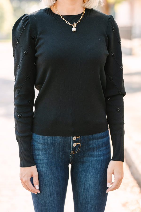 puff sleeve sweater, embellished sweaters, trendy sweaters, boutique sweaters