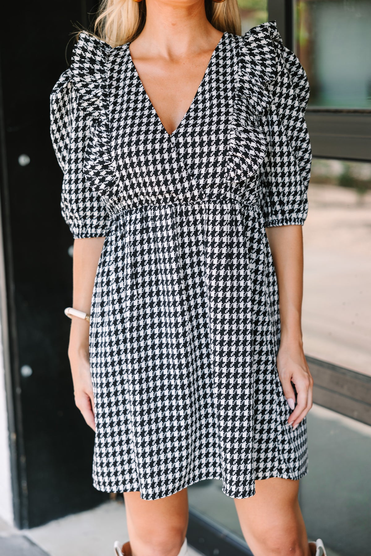 Join Me Later Black Gingham Dress – Shop the Mint