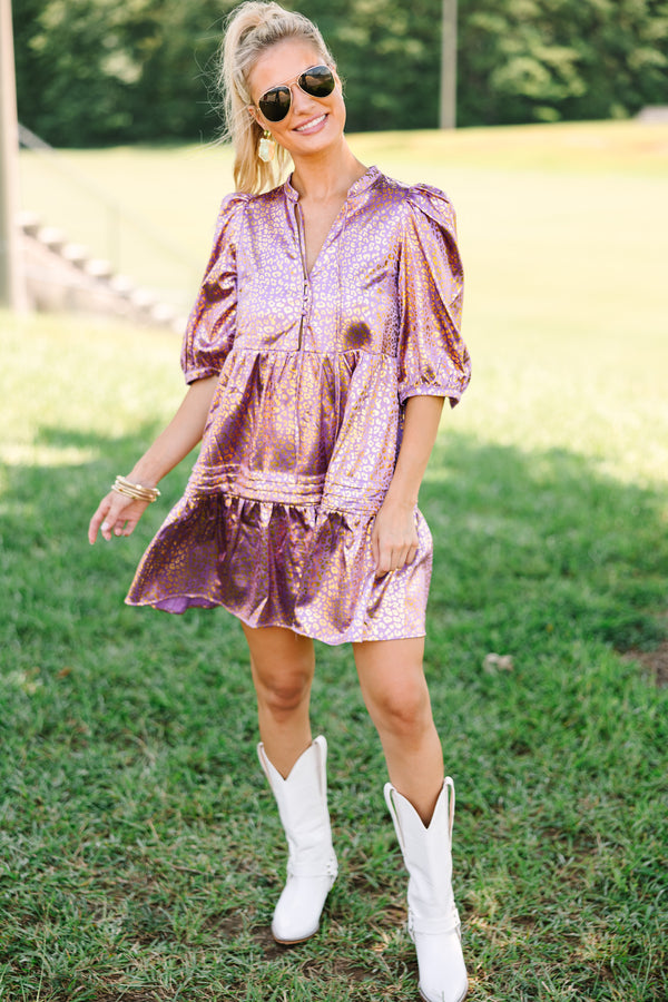 purple leopard print dress CC Escape and contemporary maximalist aesthetics Amarra 89397 | Sexy Long