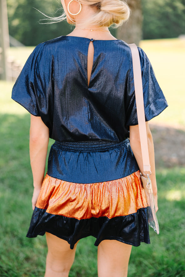 Play Your Game Navy Blue Colorblock Dress, Large - The Mint Julep Boutique | Women's Boutique Clothing Play Your Game Navy Blue Colorblock Dress, Large - The Mint Julep Boutique | Women's Boutique Clothing